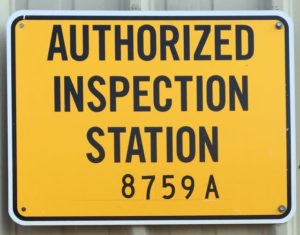 Maryland Safety Inspection station sign